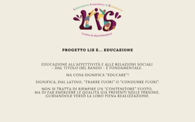 Iniziano le attività del nostro nuovo progetto